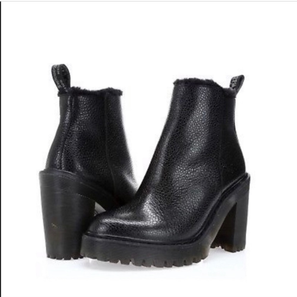 NEW Dr. Martens Magdalena Faux Fur Lined Boots